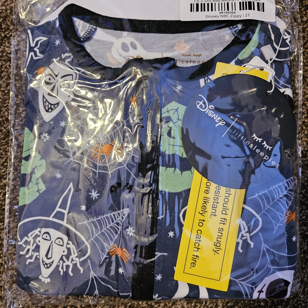 Little Sleepies Nightmare Before Christmas Zippy